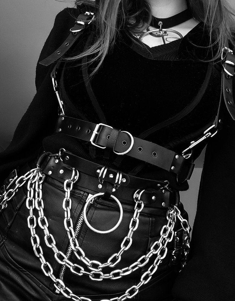 Leather harness