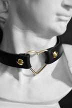 Heart O-ring choker