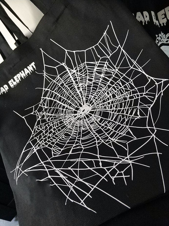 Spider Web Tote Bag
