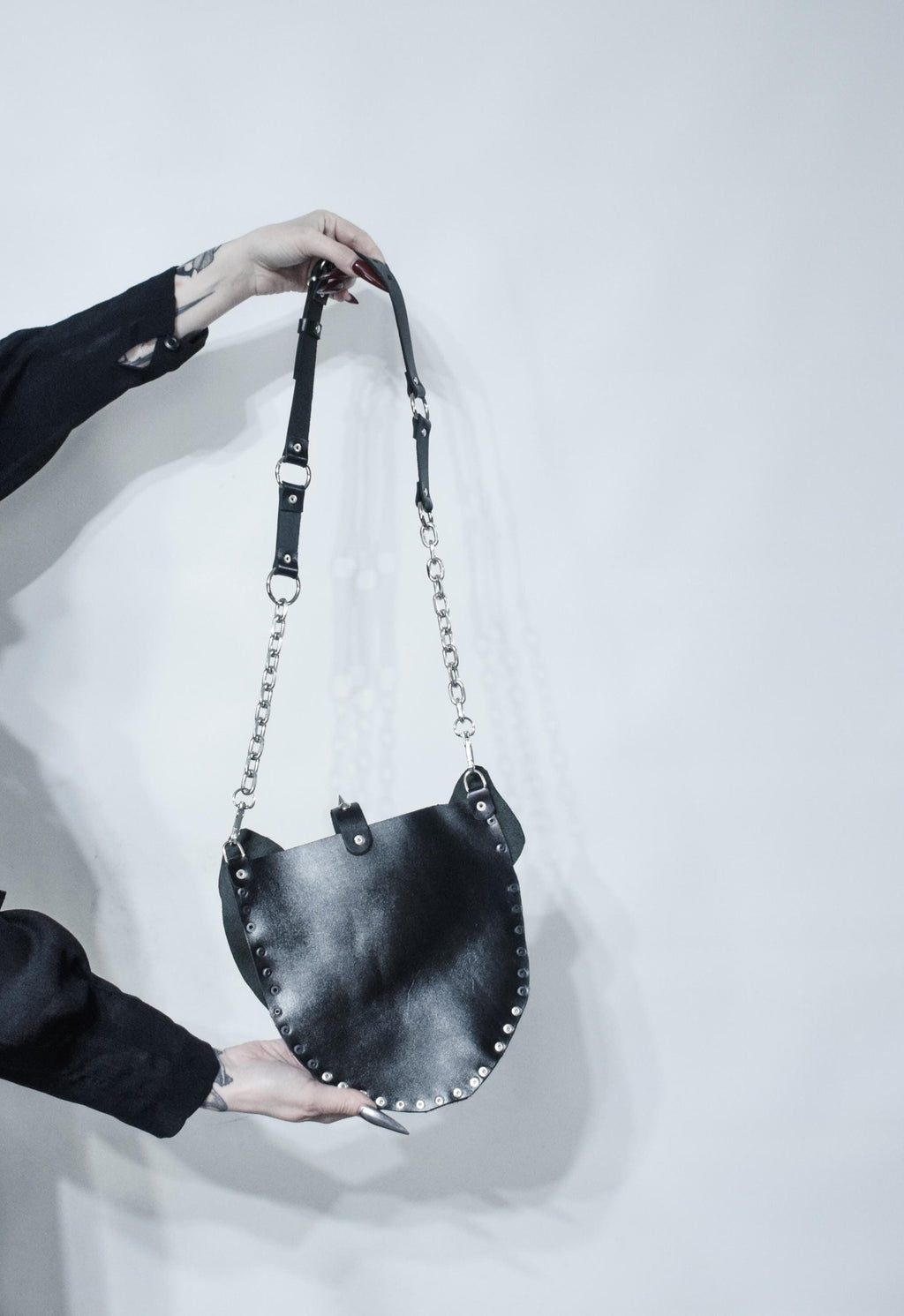 Vampire Bat Leather Bag