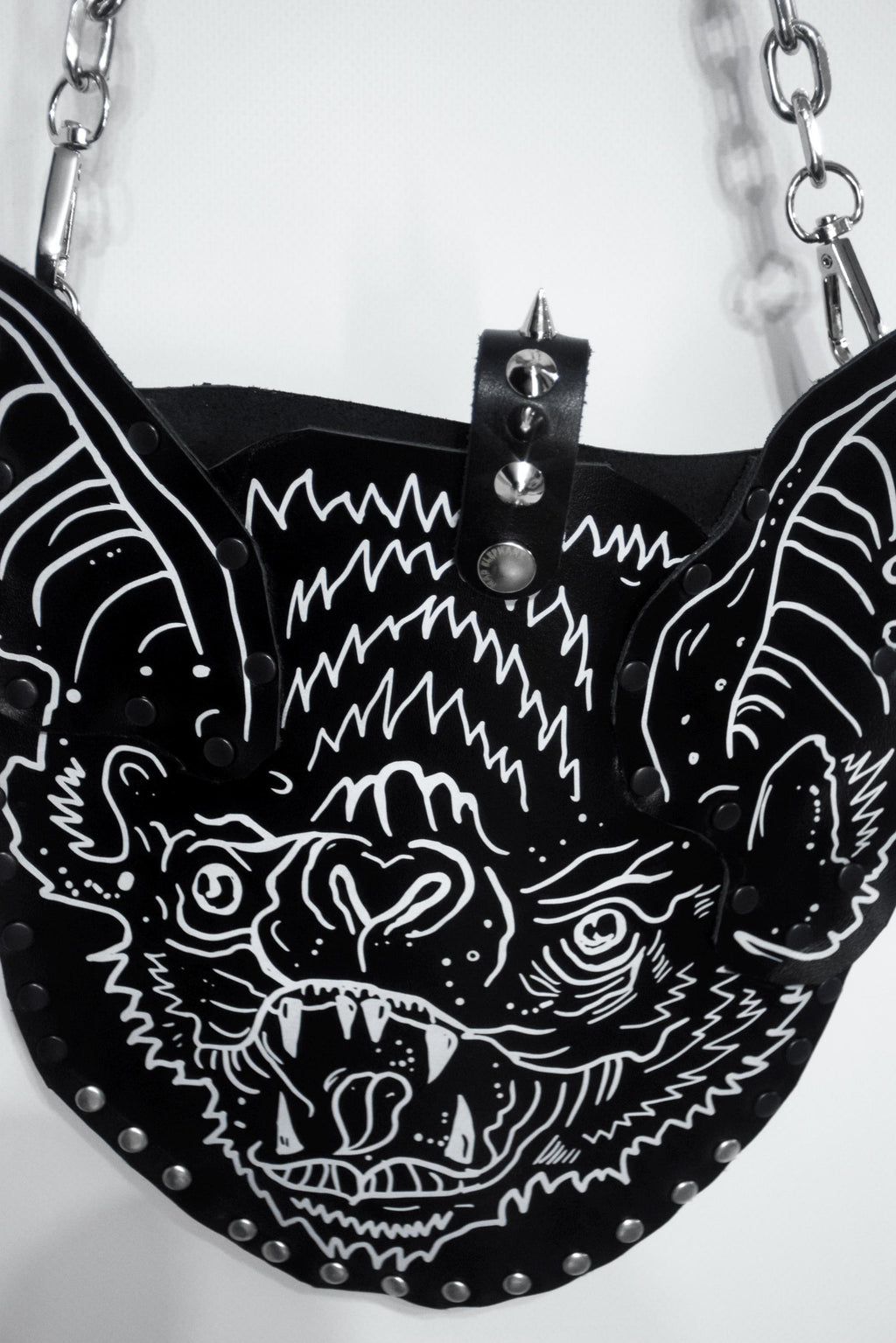 Vampire Bat Leather Bag