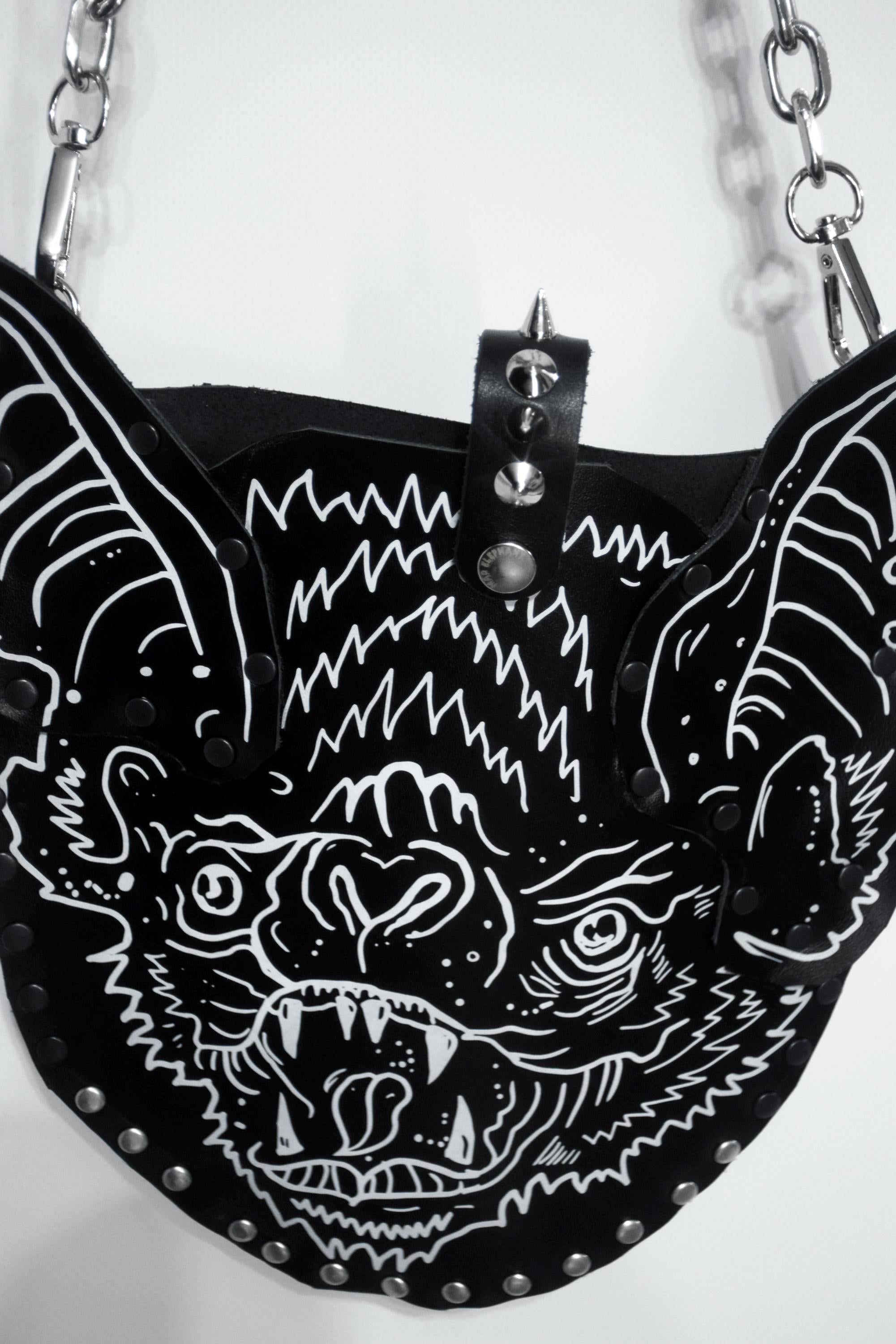 Vampire Bat Leather Bag
