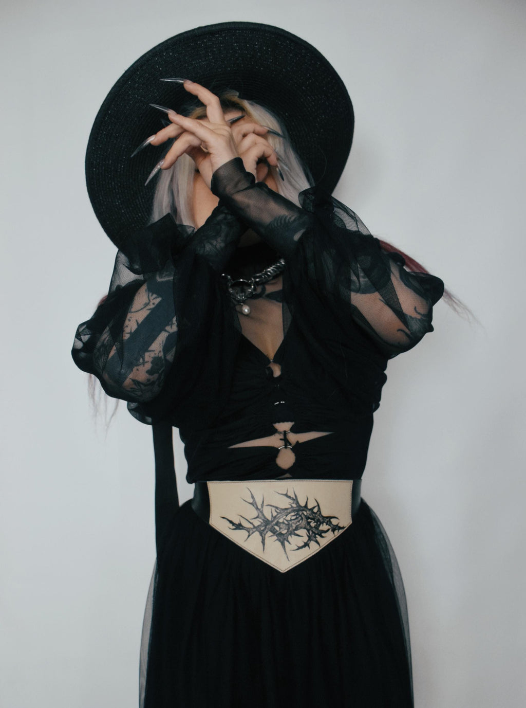 THORN Leather corset belt