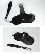 SKULL Leather Sunglasses Case
