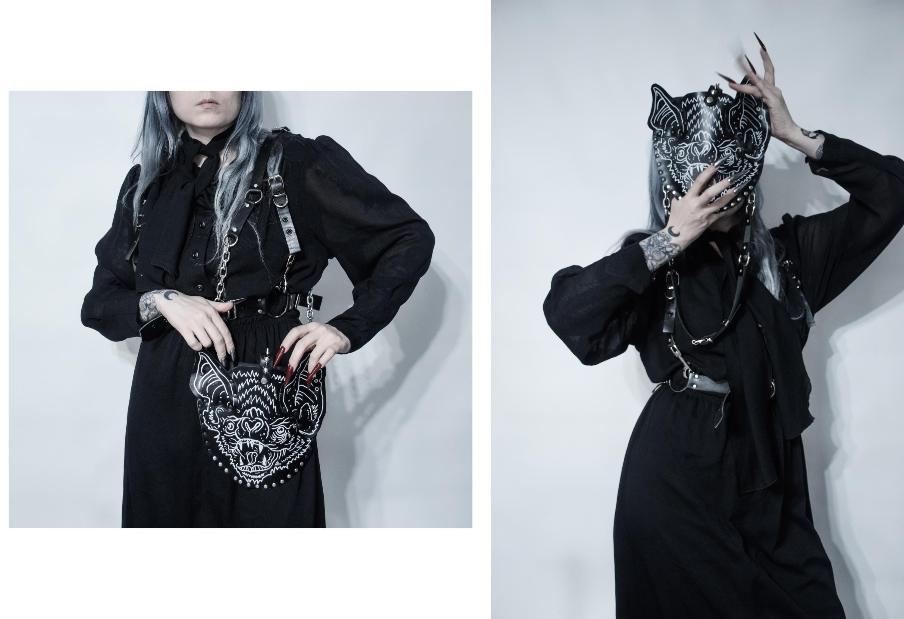 Vampire Bat Leather Bag
