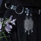 MORGENSTERN CHATELAINE: sword & flail ball