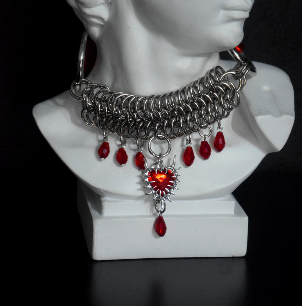 CRIMSON RAIN choker