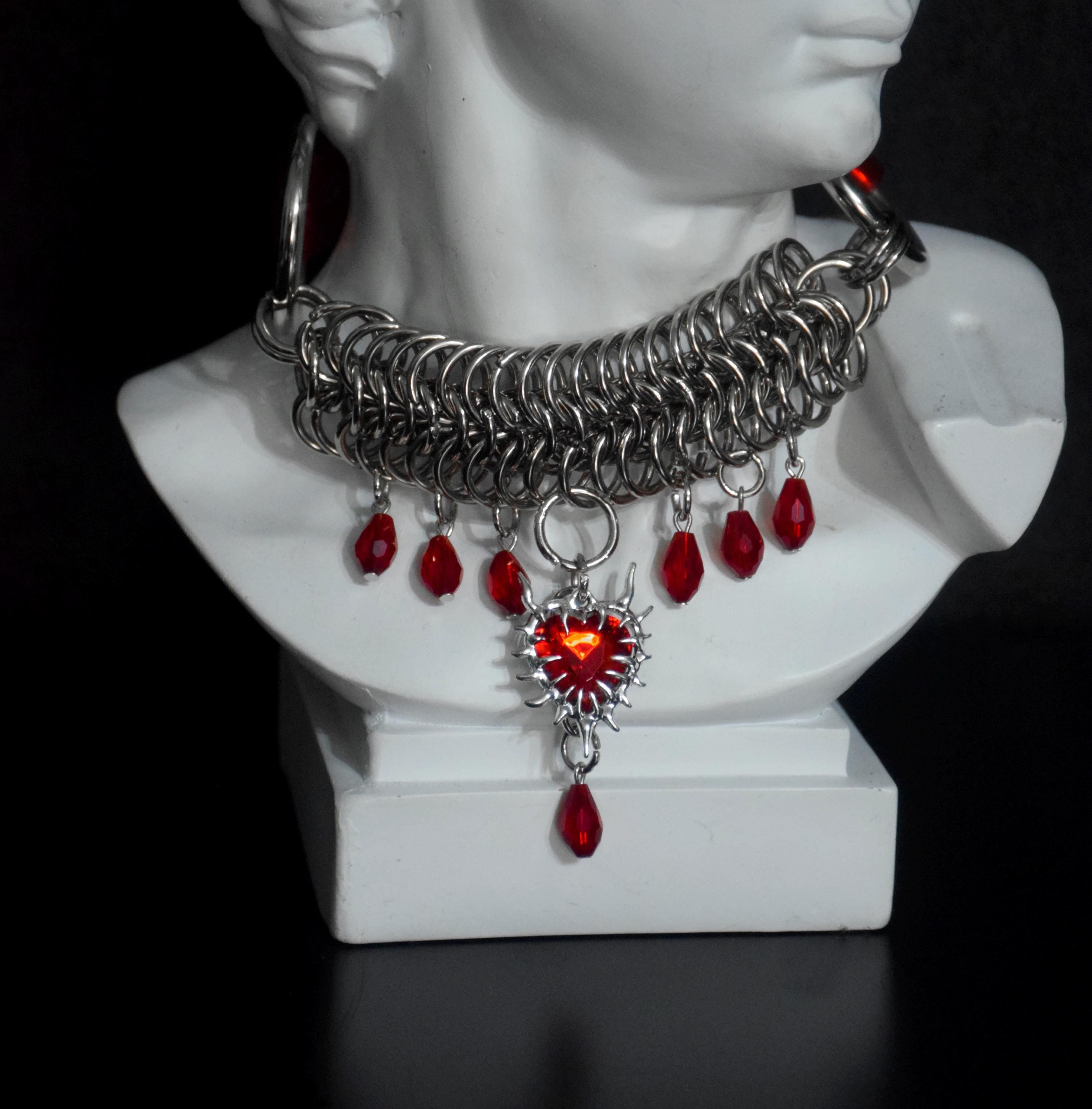 CRIMSON RAIN choker