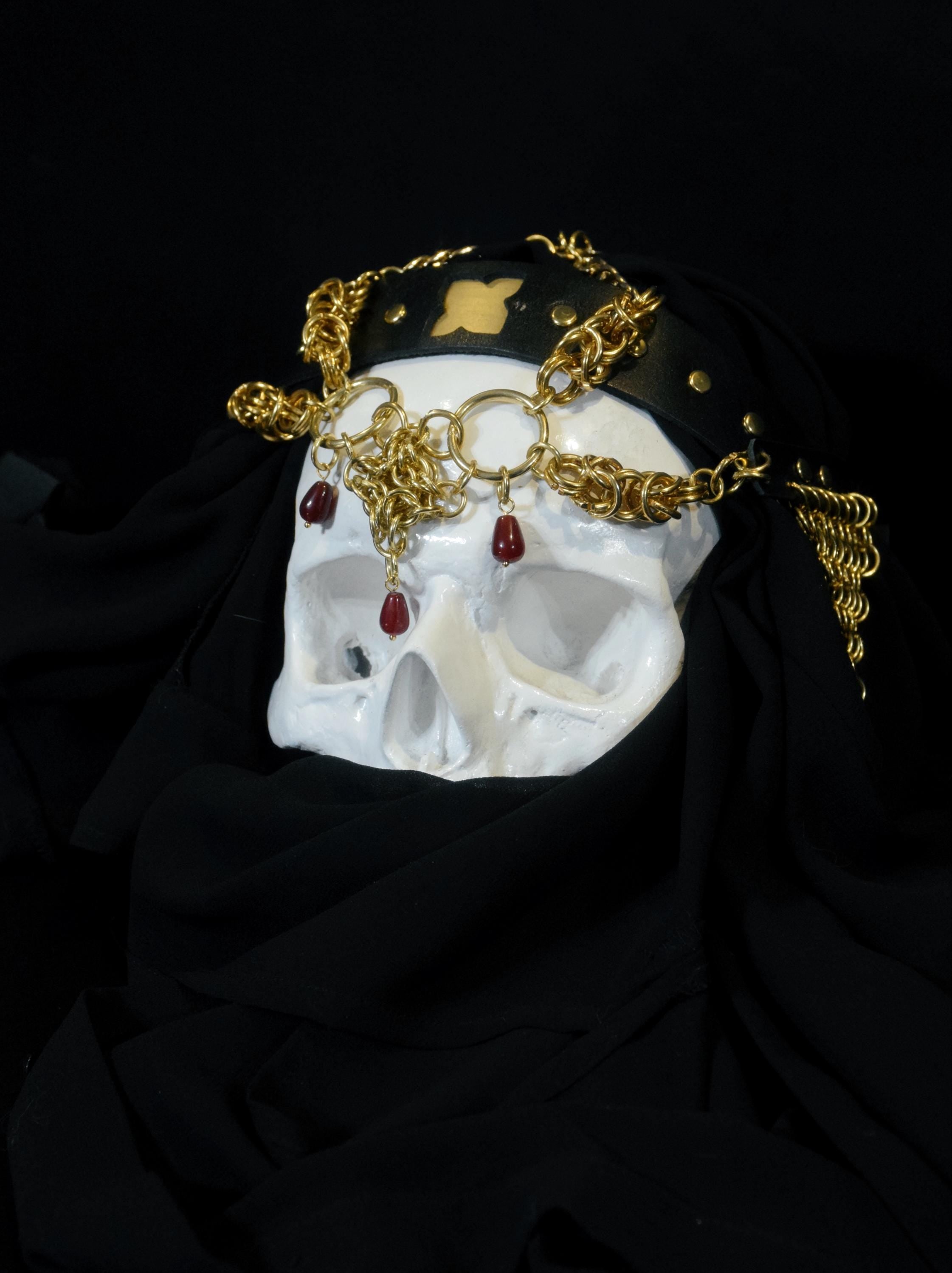 Cranach headpiece & hat band