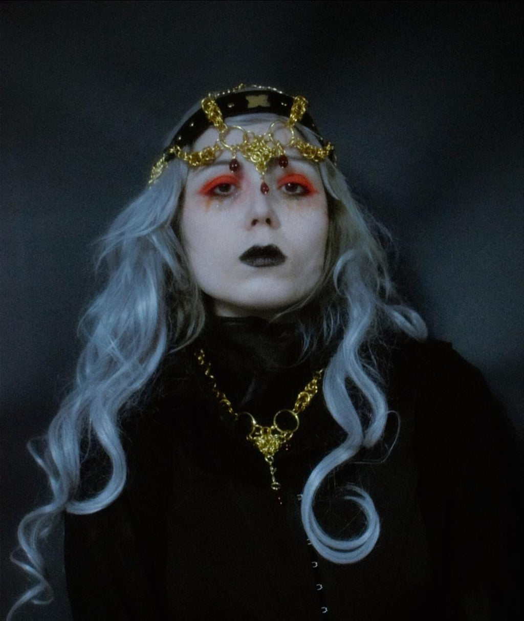 Cranach headpiece & hat band