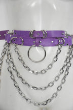 MASSIVE CHAIN BELT: lilac