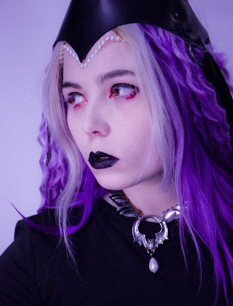 BELLE DE NUIT scale mail choker