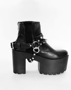 Spiked Leather Shoe Harness
