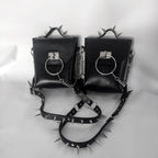 NOIR MINI Spiked purse
