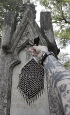 Knight's Skin Leather & Chainmail Purse
