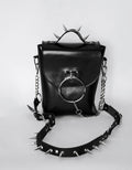 NOIR MINI Spiked purse