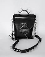 NOIR MINI Spiked purse