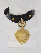MADONNA Sacred Heart Leather Choker
