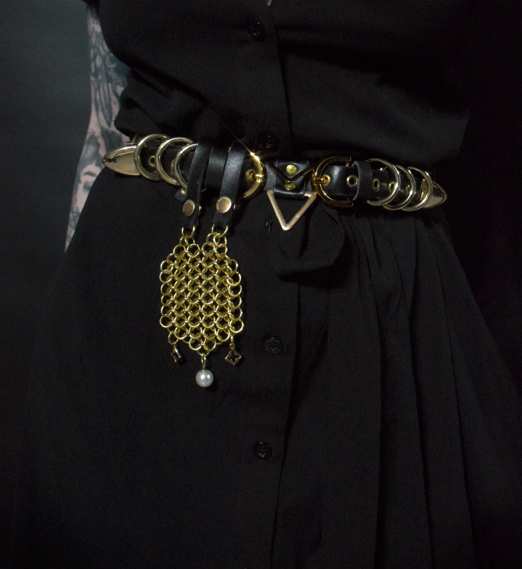 CHAINVEIL Gold Belt chatelaine