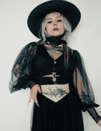 THORN Leather corset belt