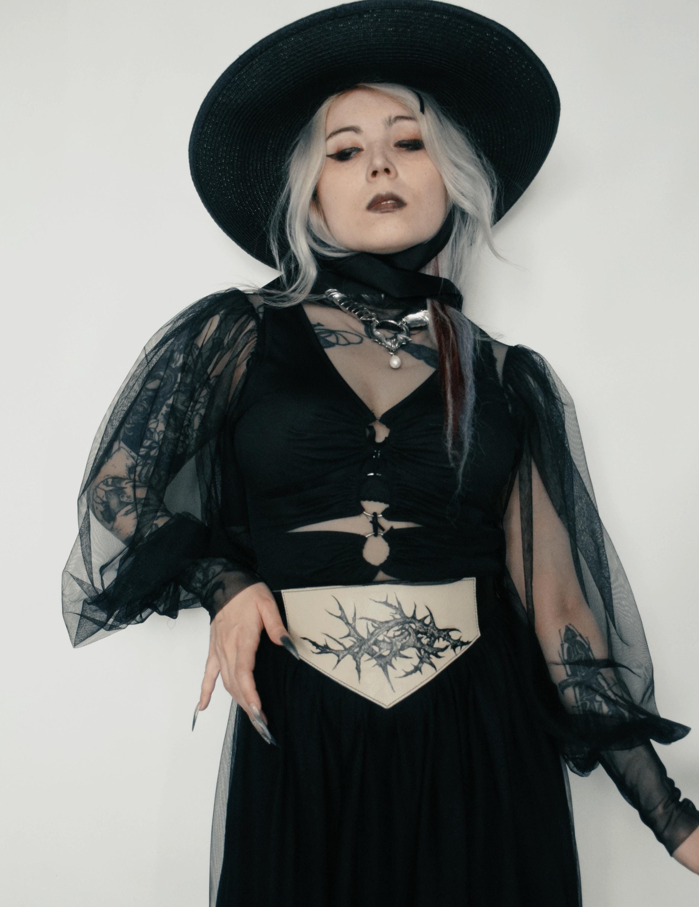 THORN Leather corset belt