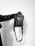 NOIR MINI Spiked purse