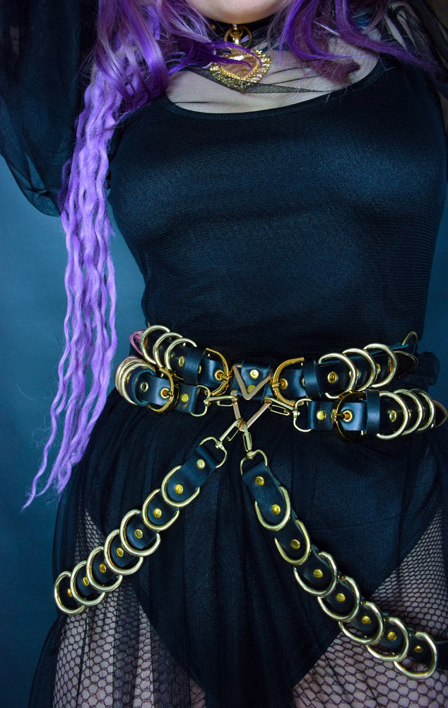 GOLD MAZE belt