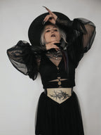 THORN Leather corset belt