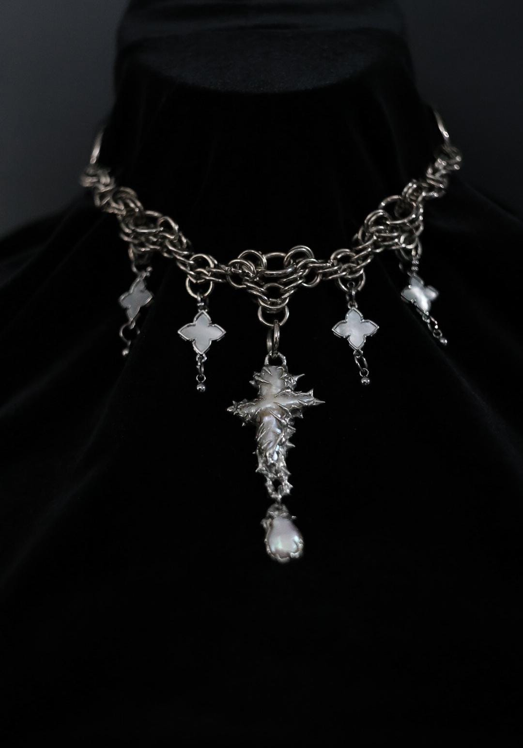 DRACULA soft-soldered necklace