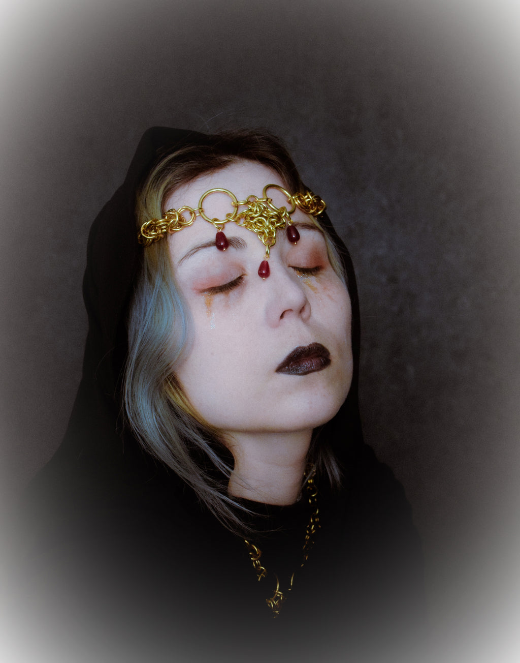 Cranach headpiece & hat band