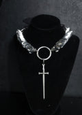 BELLE DE NUIT scale mail choker