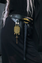 MORGENSTERN CHATELAINE: sword & flail ball