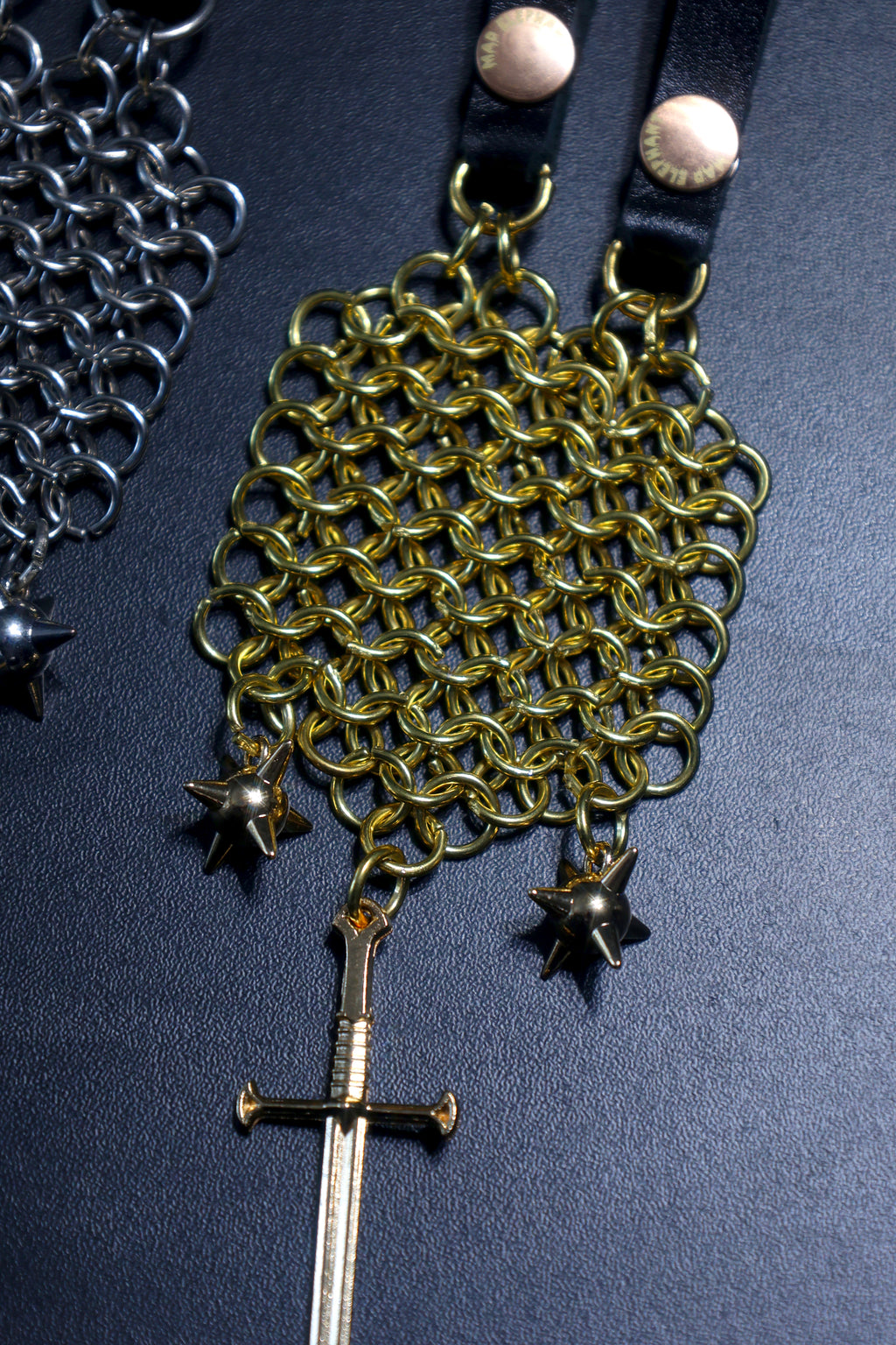 MORGENSTERN CHATELAINE: sword & flail ball