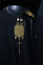 MORGENSTERN CHATELAINE: sword & flail ball