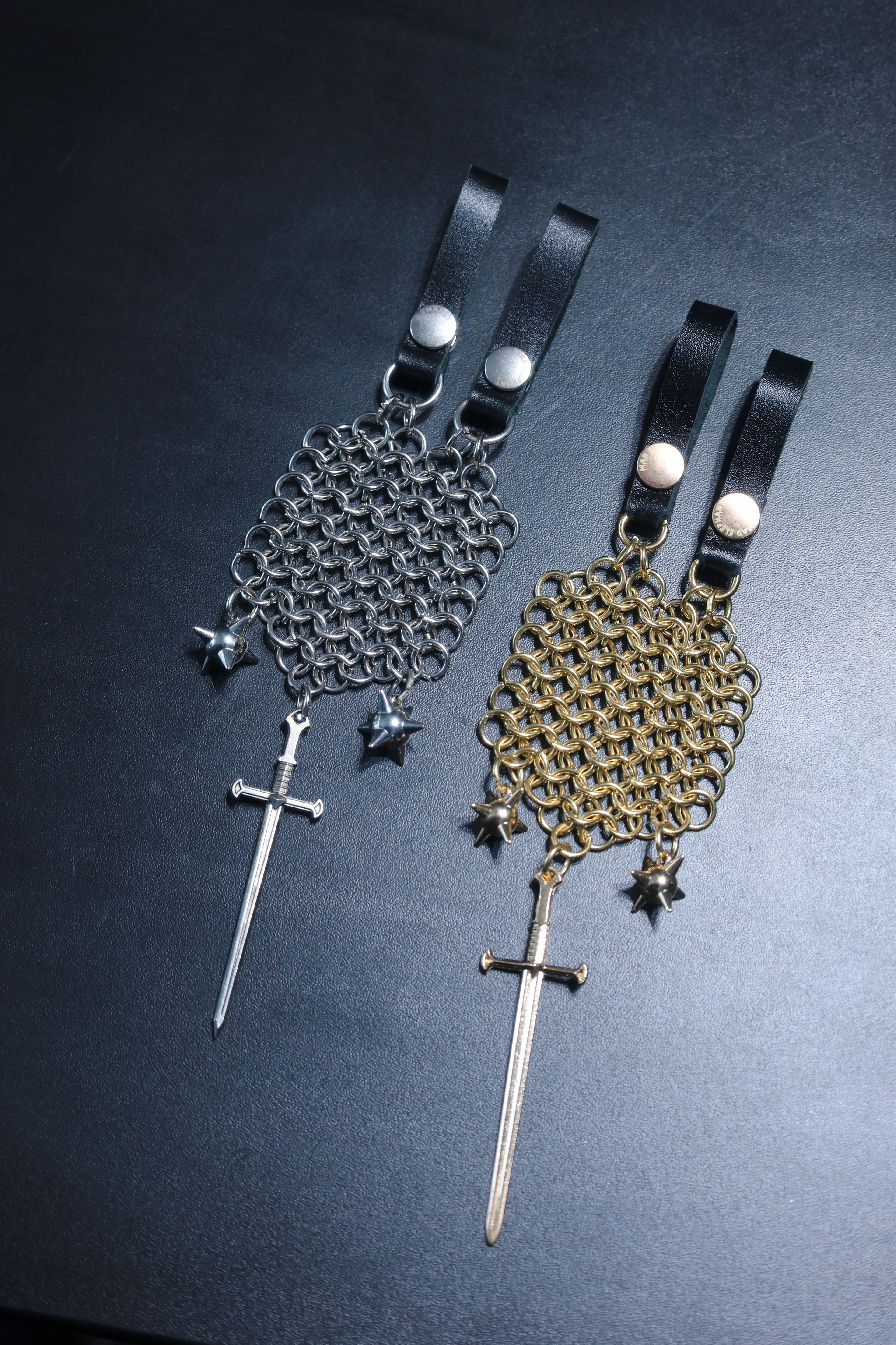 MORGENSTERN CHATELAINE: sword & flail ball