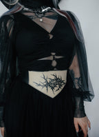 THORN Leather corset belt