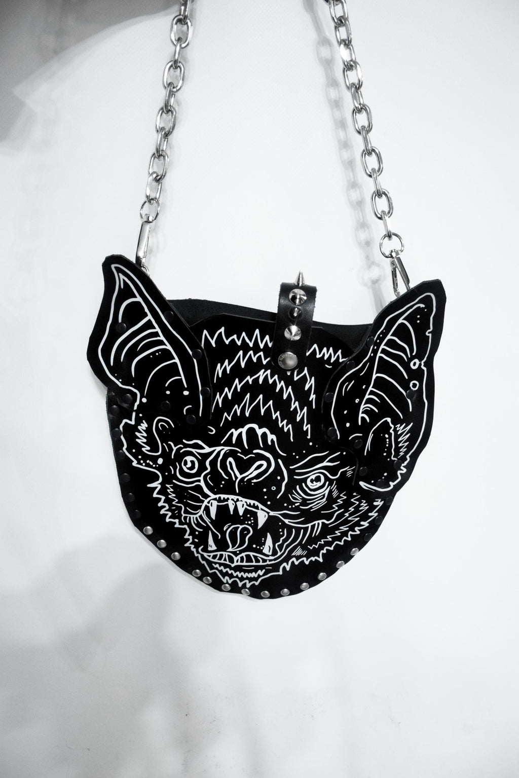 Vampire Bat Leather Bag