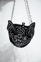 Vampire Bat Leather Bag