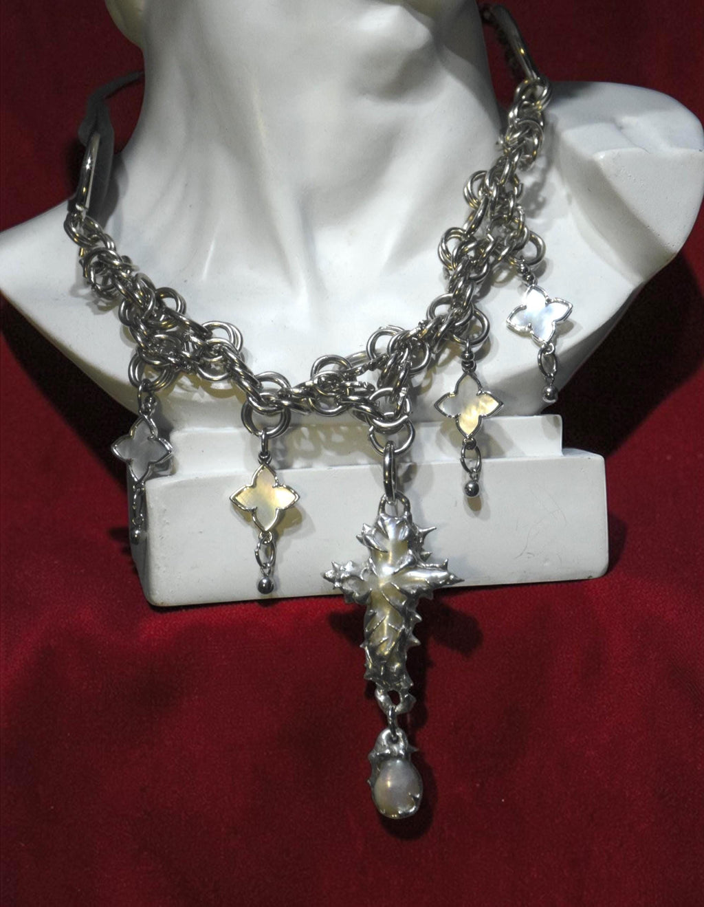 DRACULA soft-soldered necklace