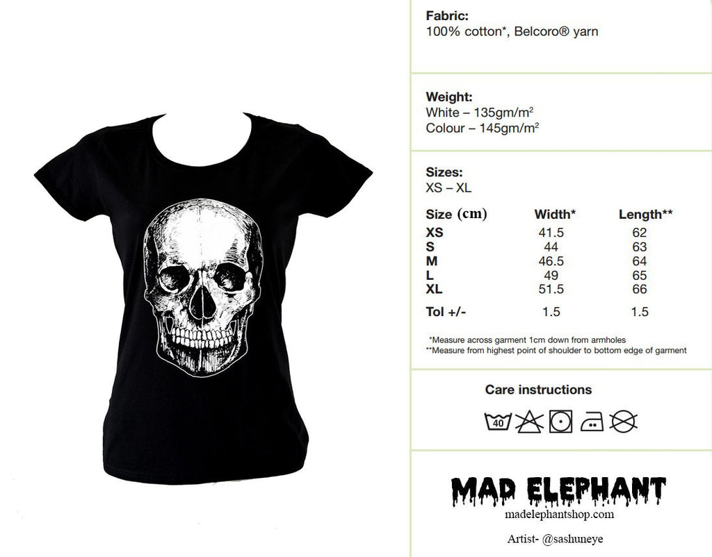 Skull T-Shirt: Women's