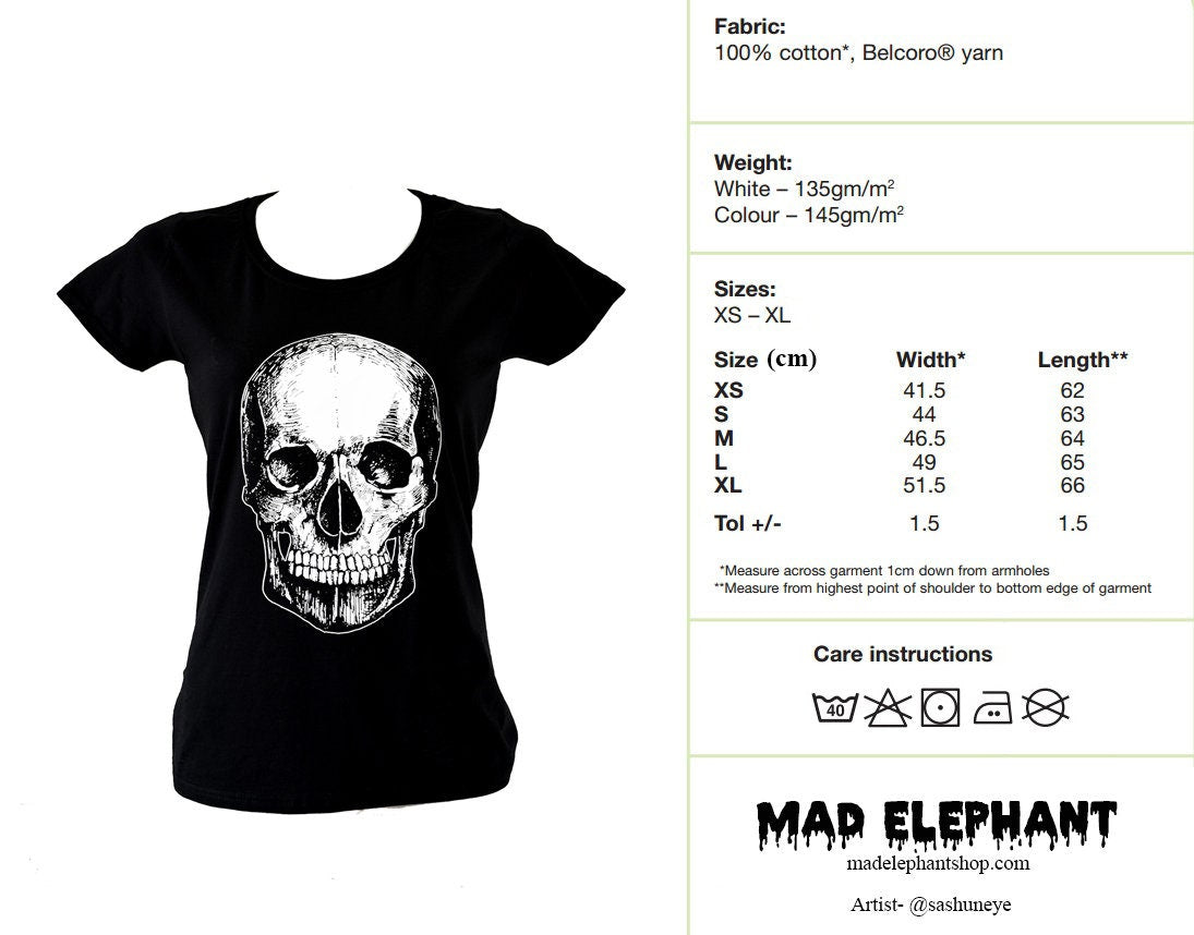Skull T-Shirt: Women's