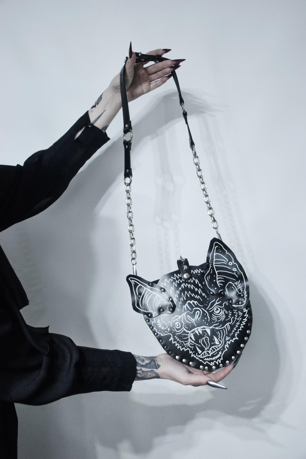 Vampire Bat Leather Bag