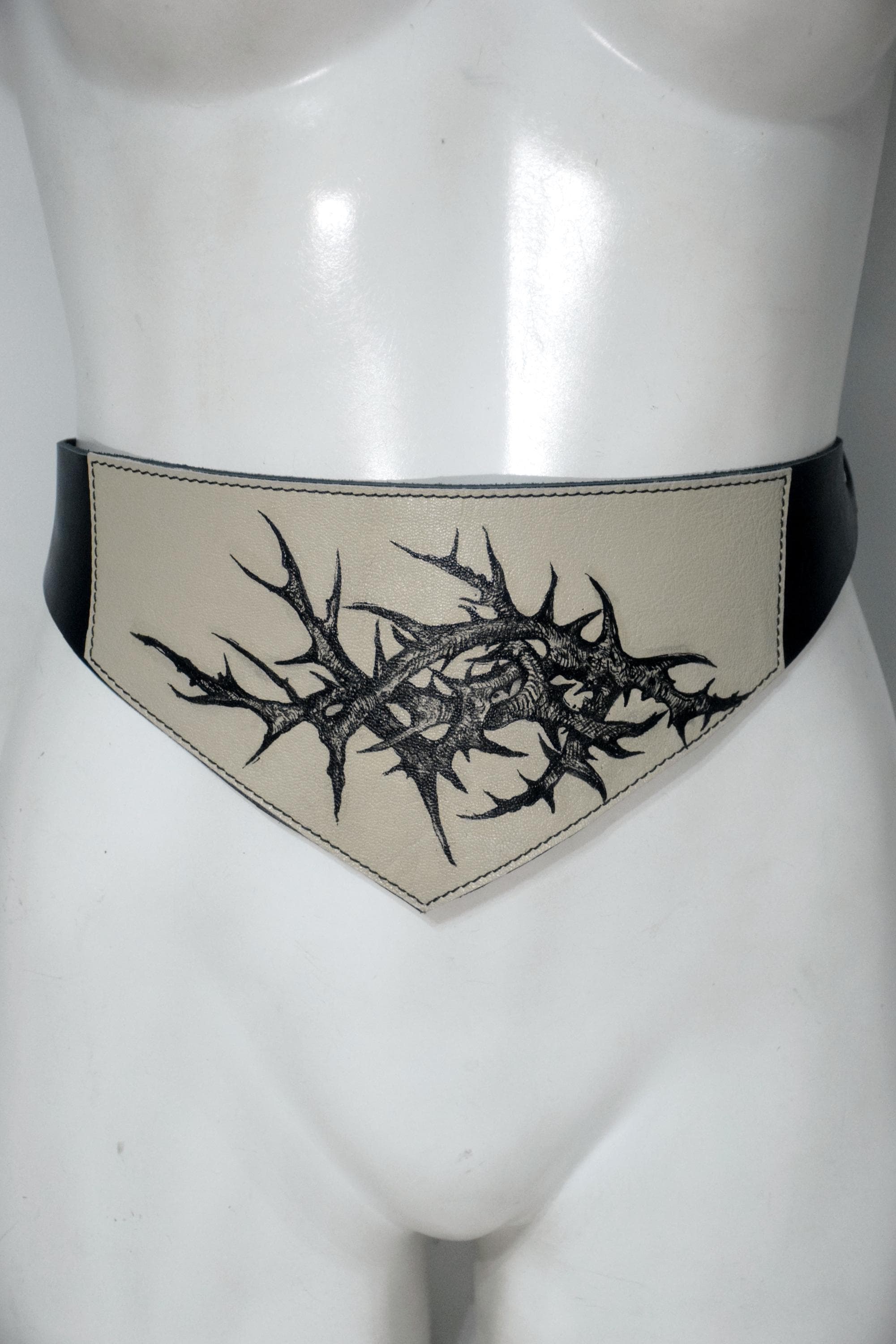 THORN Leather corset belt