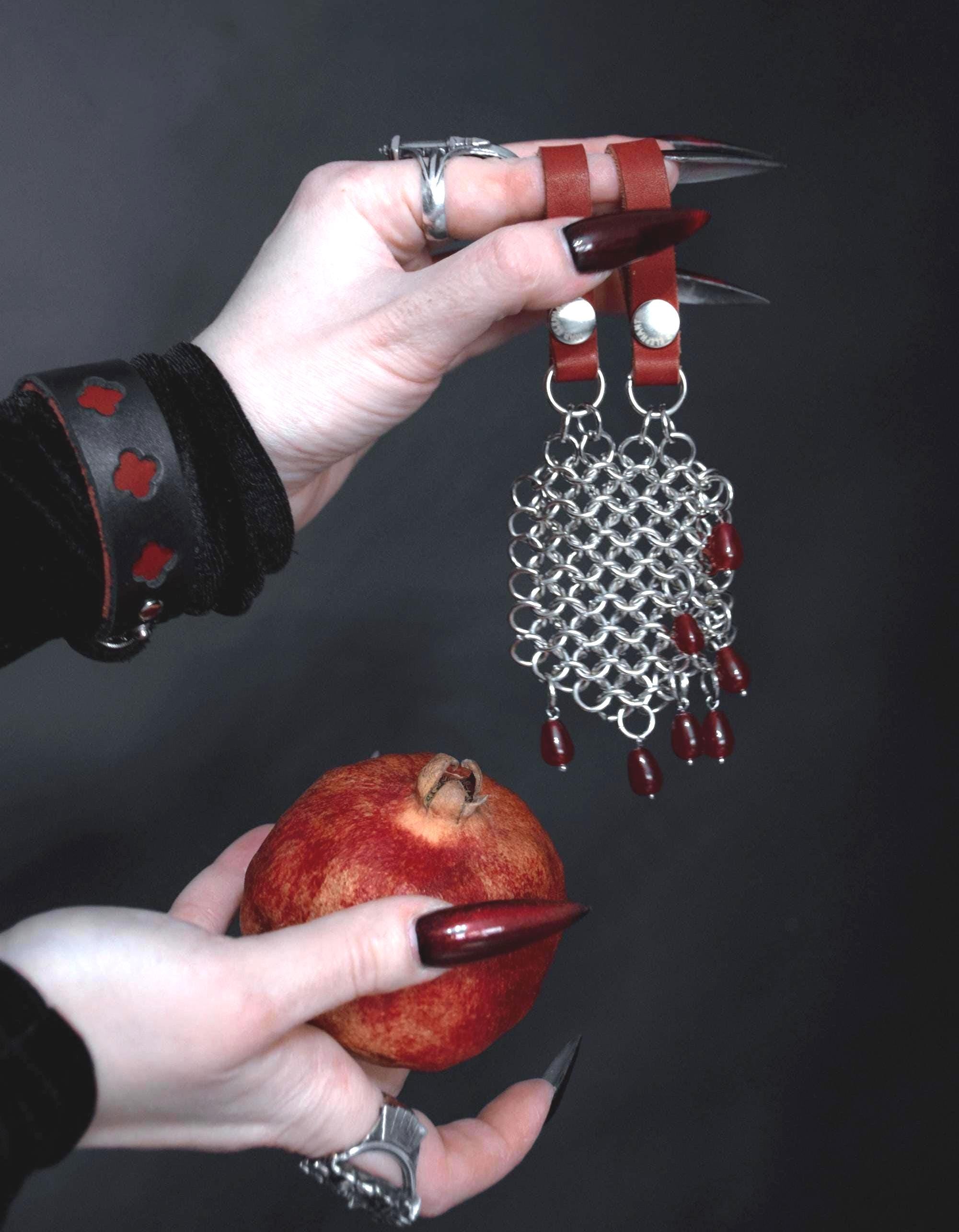 Pomegranate Blood chatelaine