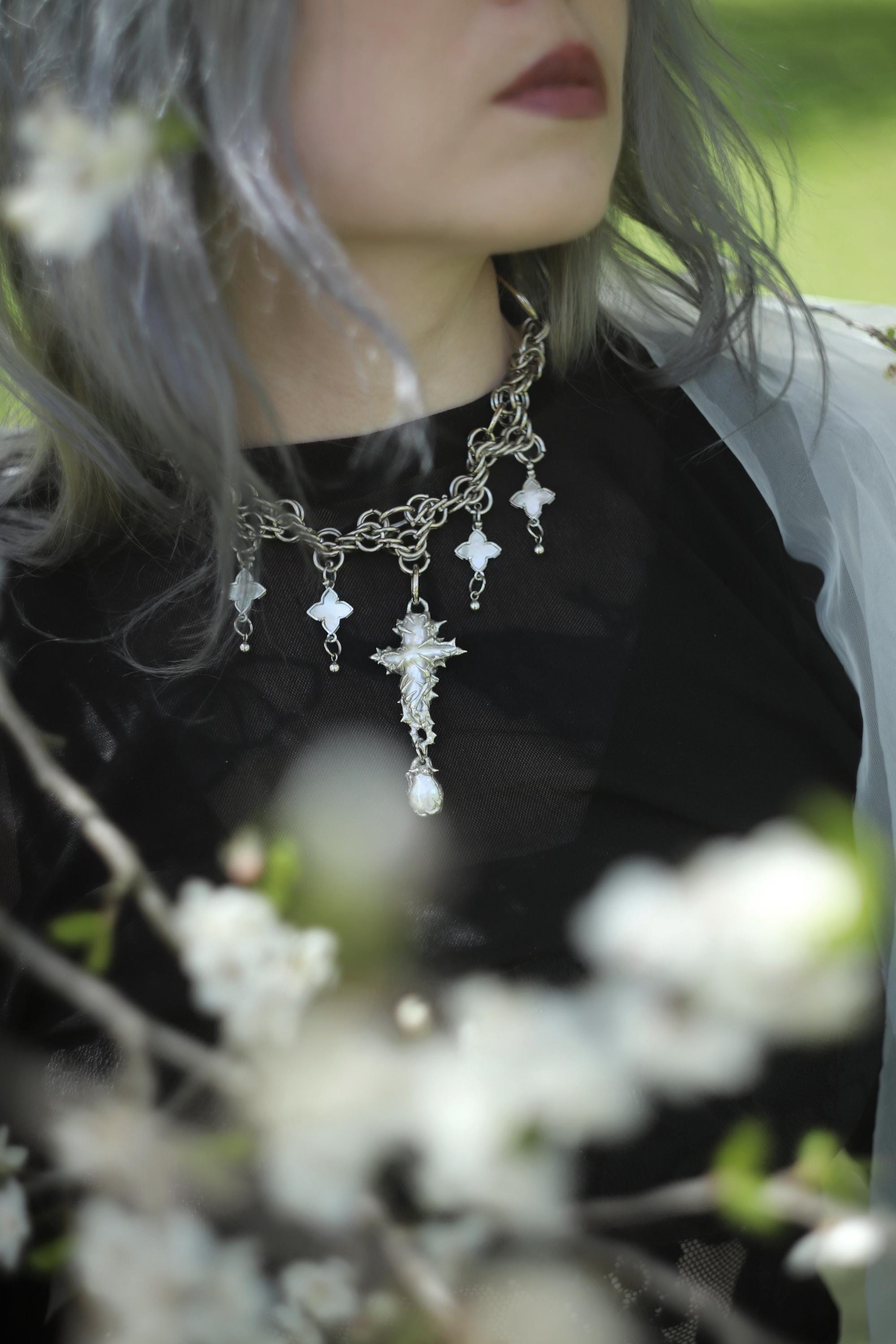 DRACULA soft-soldered necklace