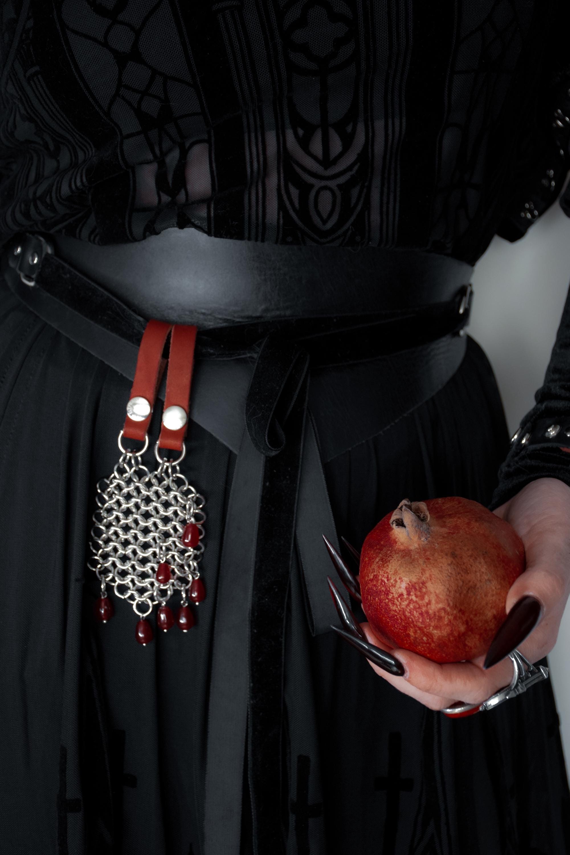 Pomegranate Blood chatelaine