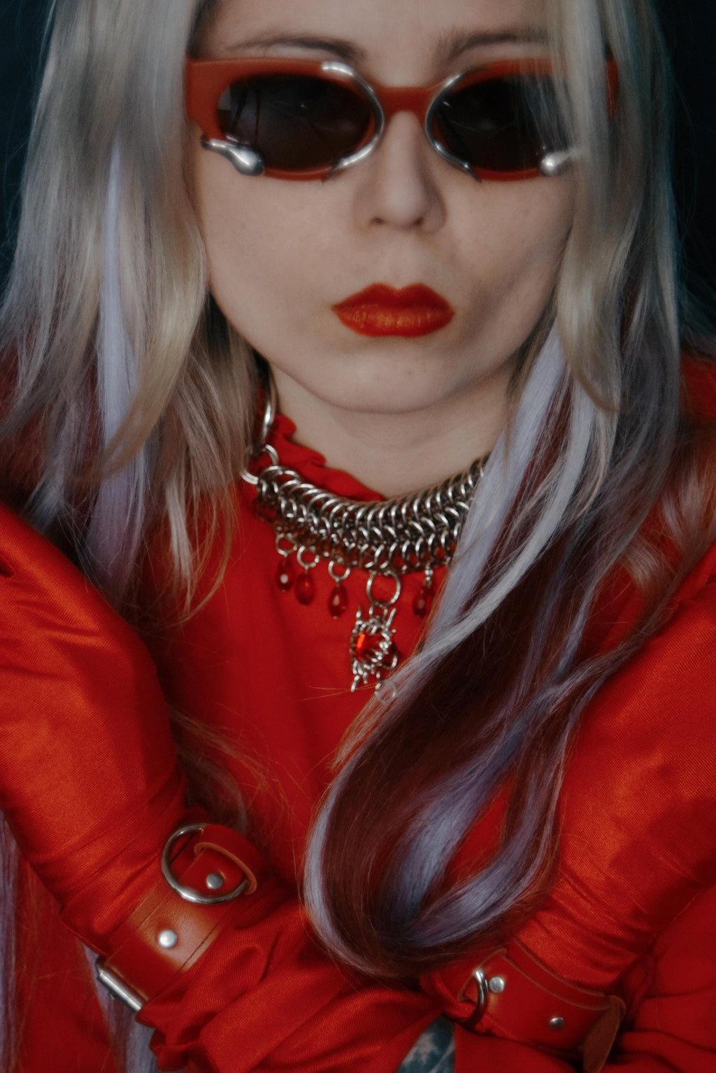 CRIMSON RAIN choker