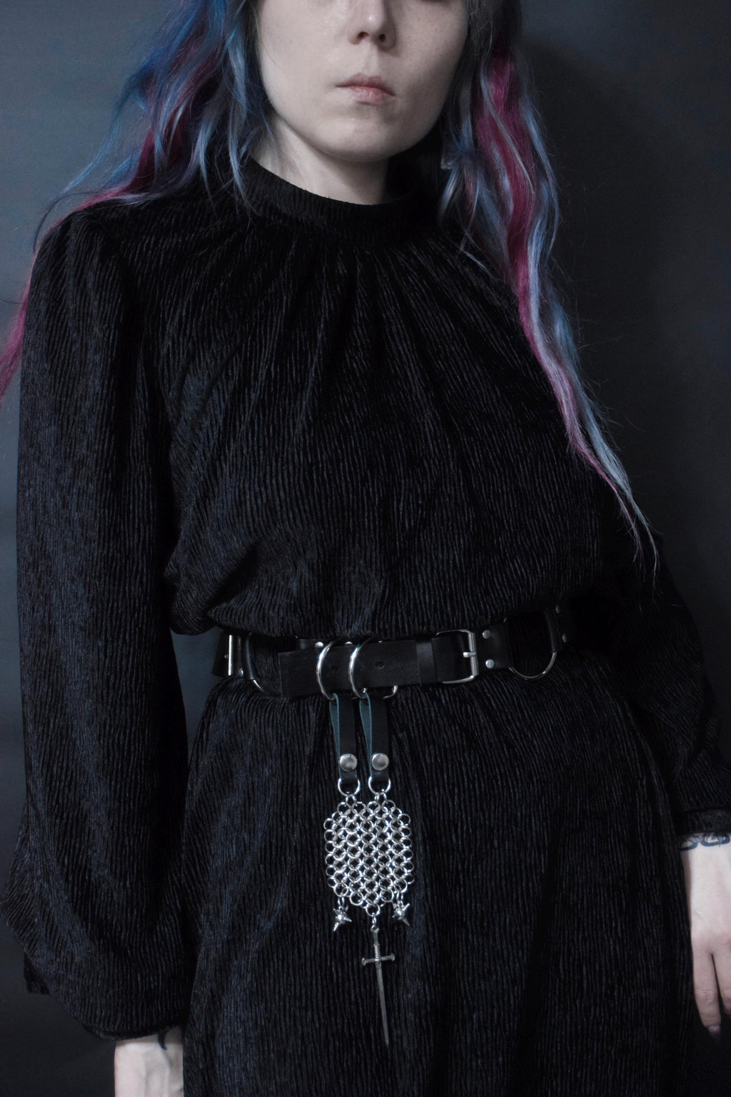 MORGENSTERN CHATELAINE: sword & flail ball