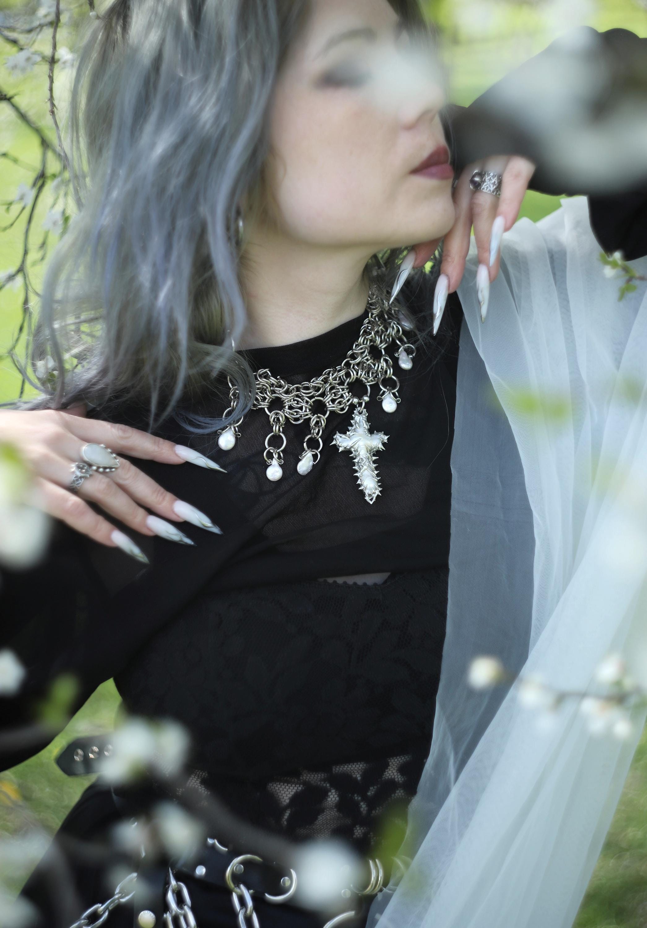 Frankenstein Soft-Soldered Chainmail Necklace