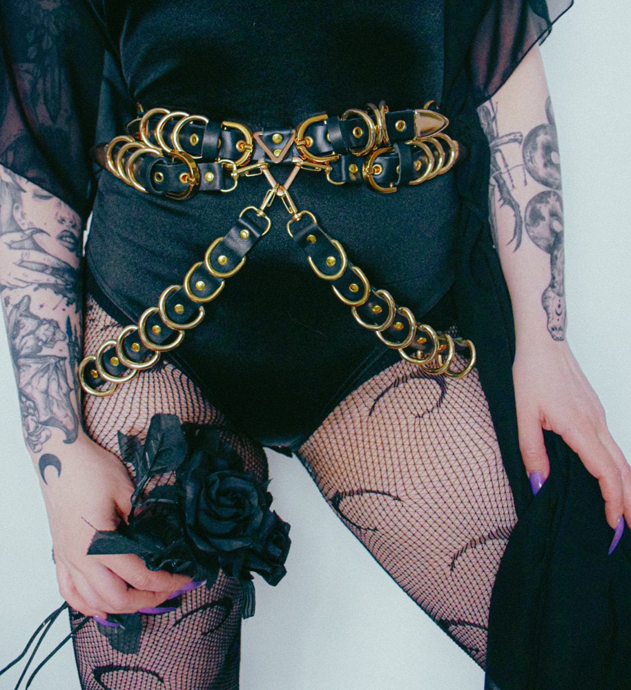 GOLD MAZE belt